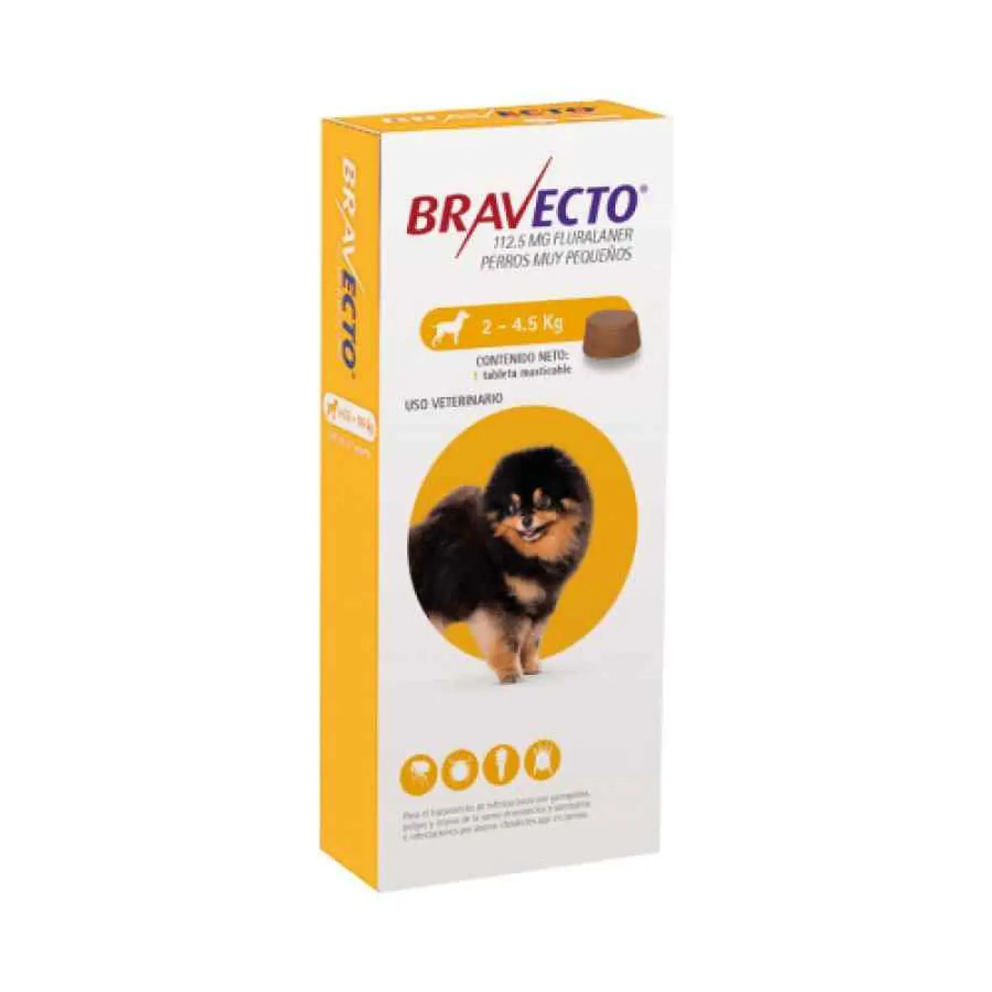 Bravecto 2 - 4.5kg Antipulga para perro 1