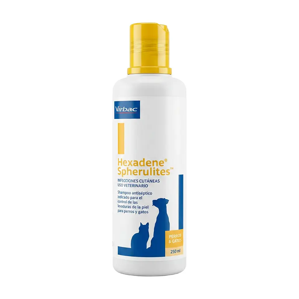 Virbac Hexadene® Spherulites Shampoo Antiséptico 250 ml 1