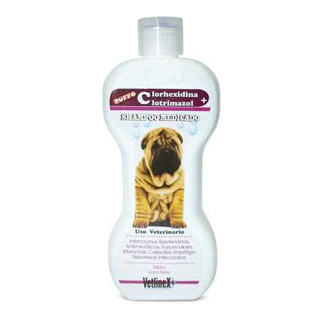 Clorhexidina + Clotrimazol Shampoo Medicado 300 ML