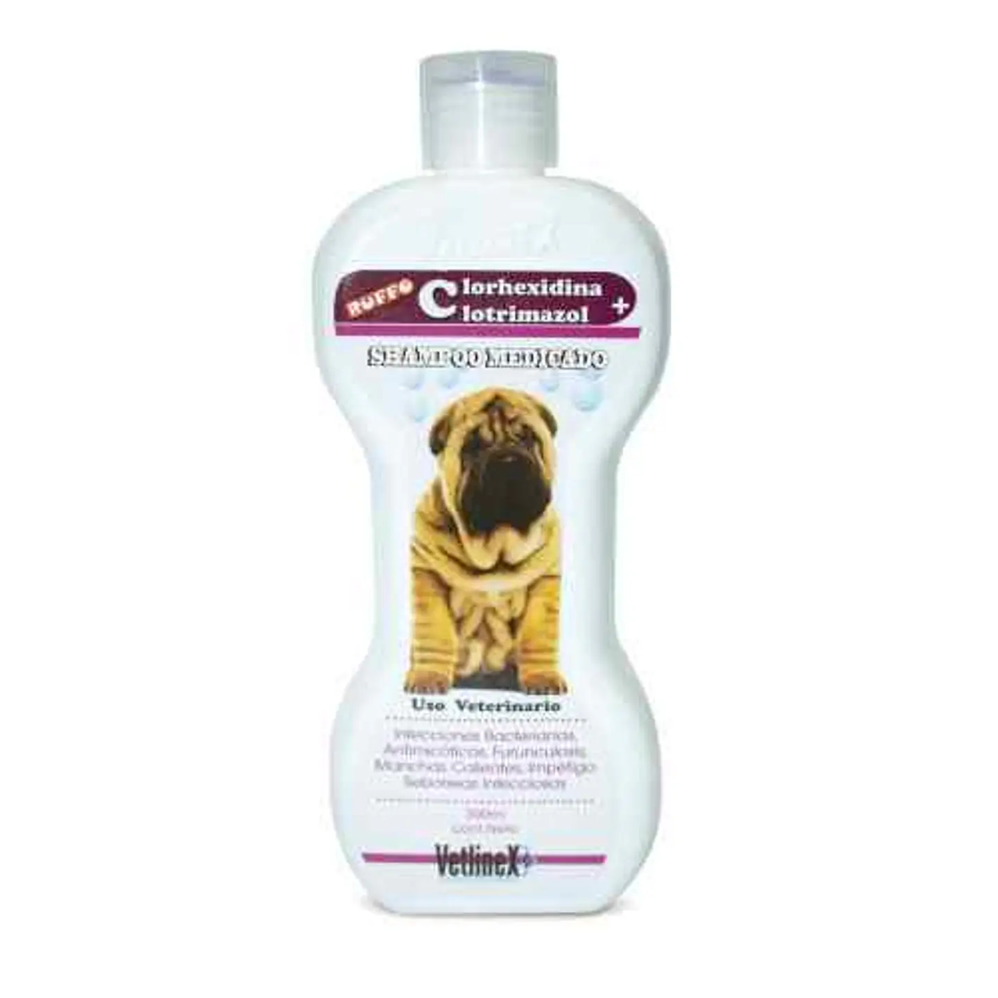 Clorhexidina + Clotrimazol Shampoo Medicado 300 ML 1
