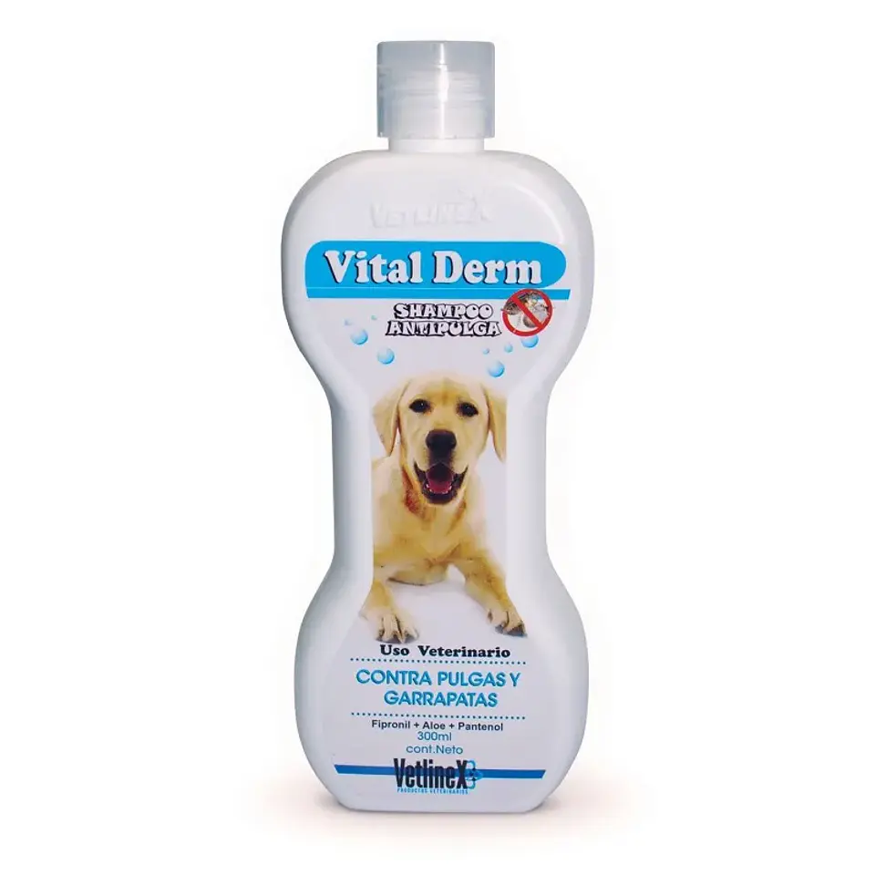 Shampoo Vital Derm Antipulga x 300 ml 1