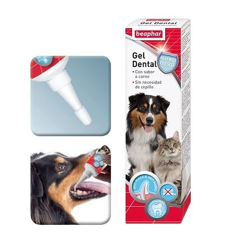 Beaphar Gel Dental Sabor Carne para Perros y Gatos 100 g