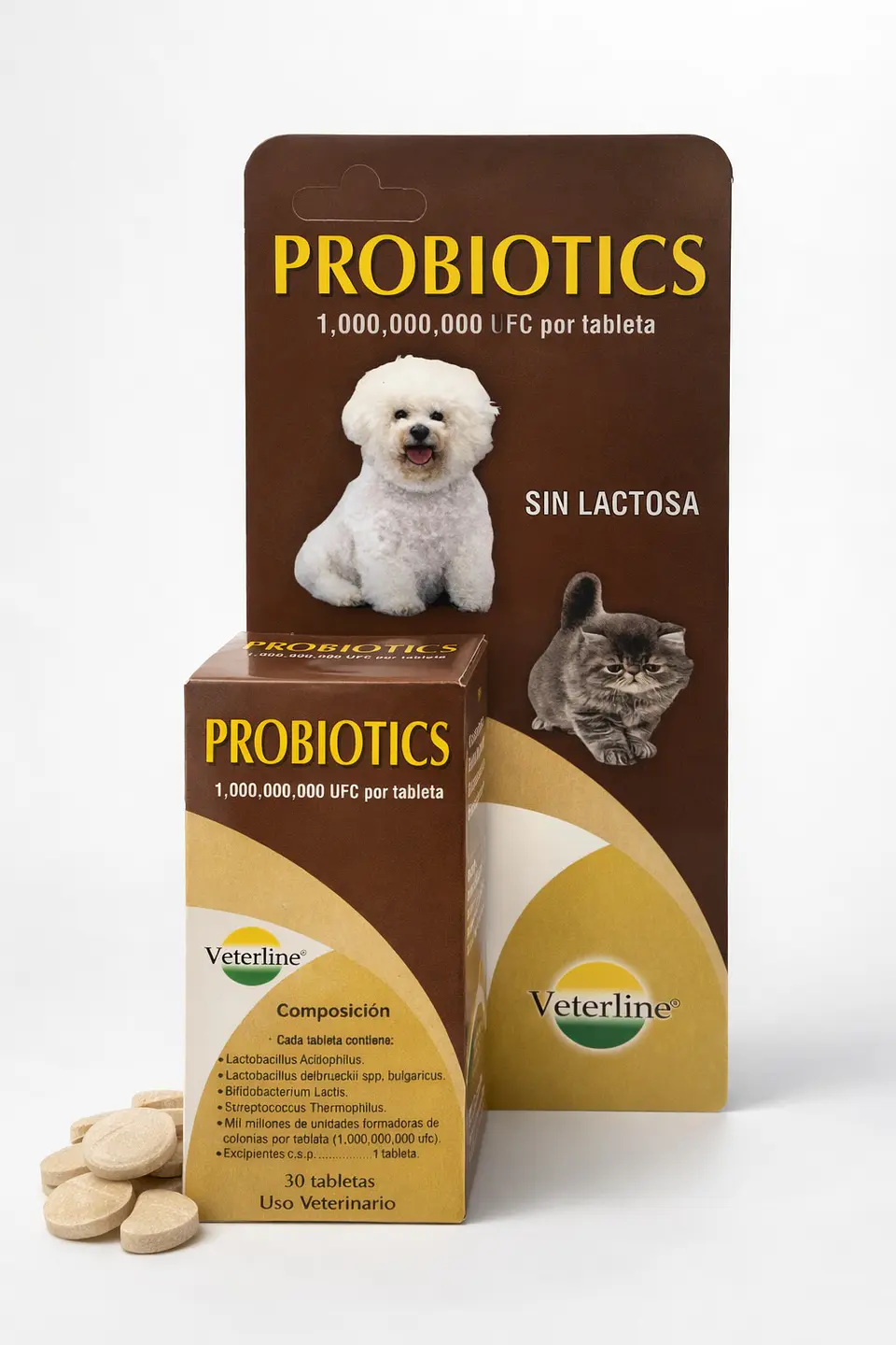 Probiotics 30 Tab Suplemento Digestivo para Perros y Gatos  Descripción del producto: 1