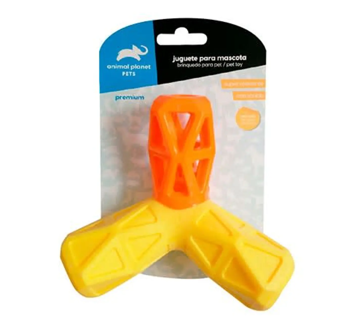 Animal Planet Juguete Premium Geométrico Hueso Triple Perro 4
