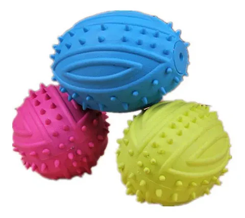 Pelota Suave y Resistente para Perros Colores Variados(Unidad)