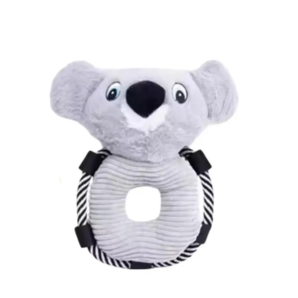 Peluche con Cuerdas para Perros Juguete Interactivo Suave 1