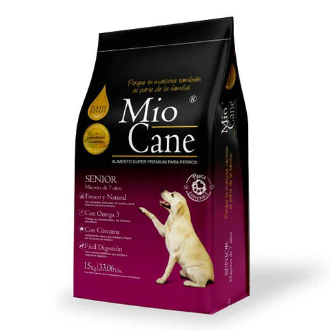 Mio Cane Senior Super Premium Perro Adulto Mayor 15kg