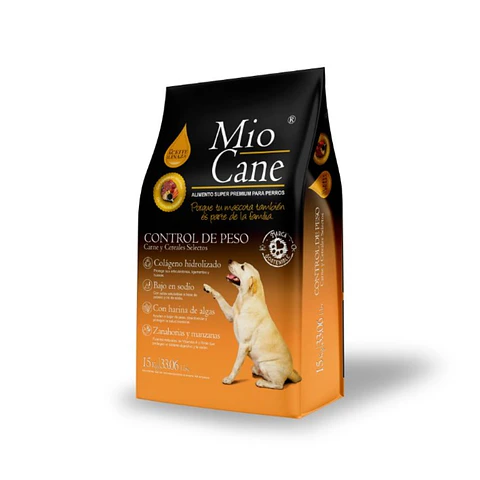 Mio Cane Control de Peso Perro Super Premium Adulto 15 kg