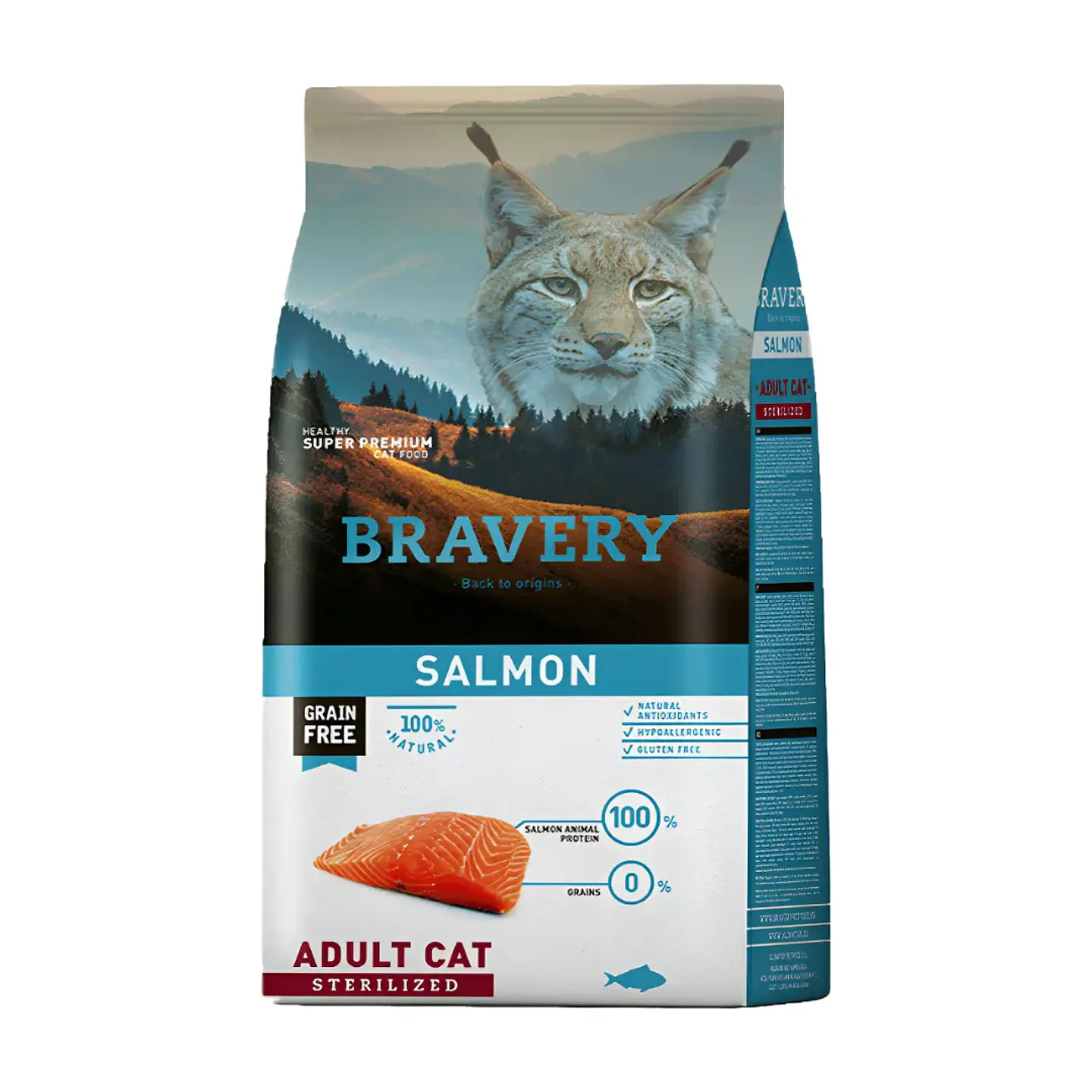 Bravery Salmón Adult Grain Free Alimento Gato 2Kg 1