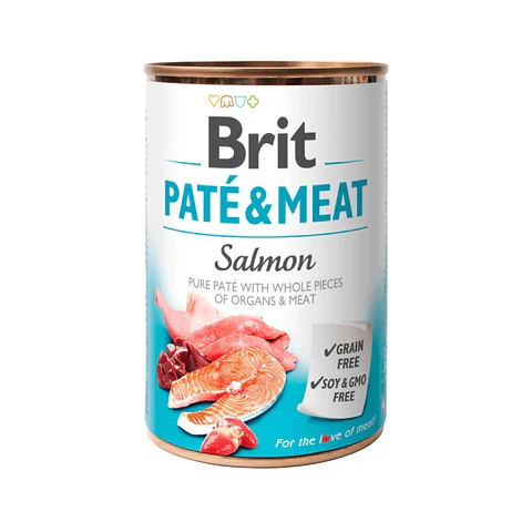Brit Paté & Meat Salmon 400g