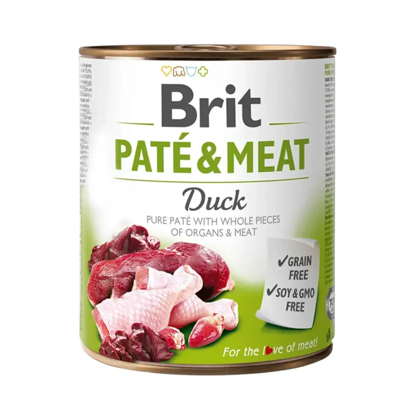 Brit Paté & Meat Duck 800g 1