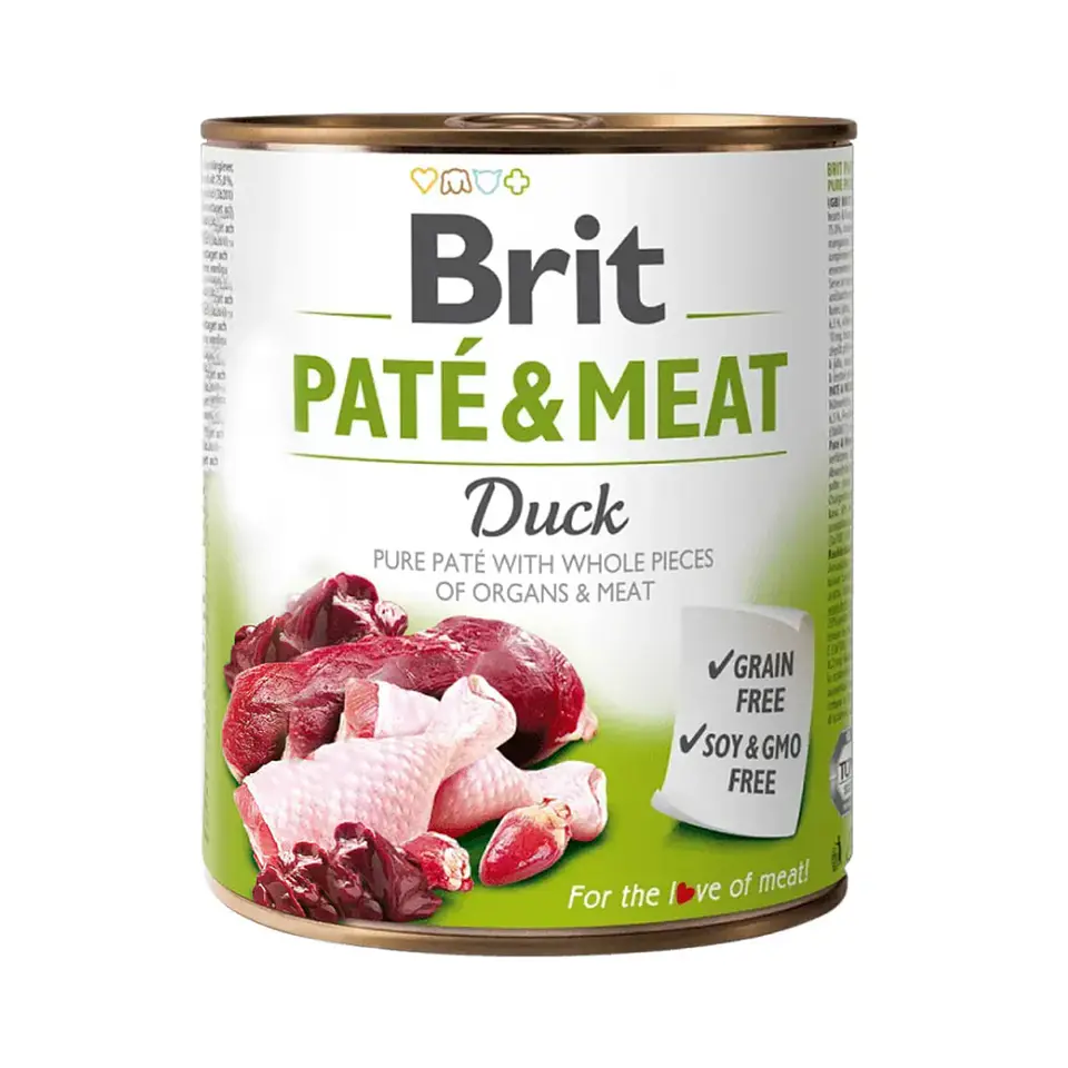Brit Paté & Meat Duck 800g 1
