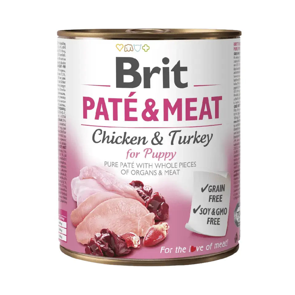 Brit Paté & Meat Puppy 800g 1