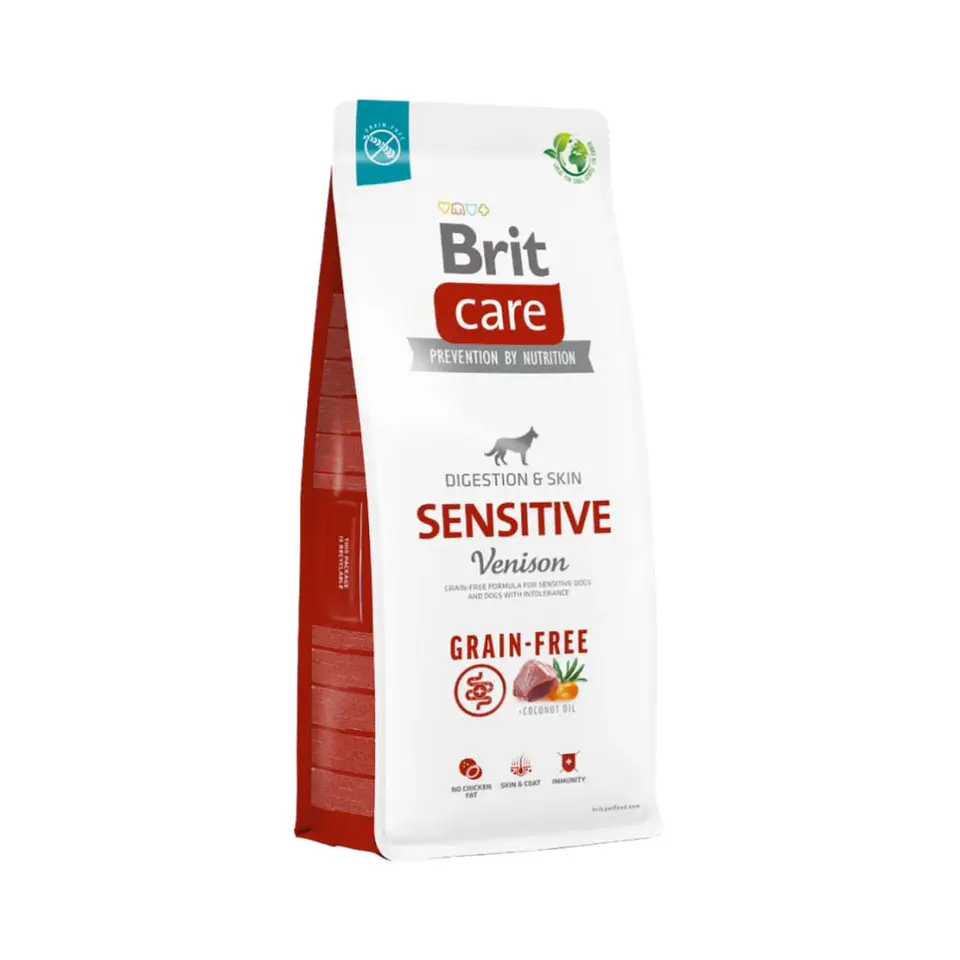 Brit Care Grain Free Sensitive Venado Perro Adulto 12kg 1