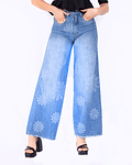 WIDE LEG DENIM LASER