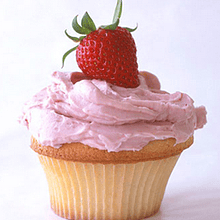 Cupcake de Strawbrerry