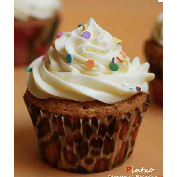 Cream Color Chips Cupcake