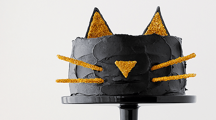 BLACK CAT CAKE