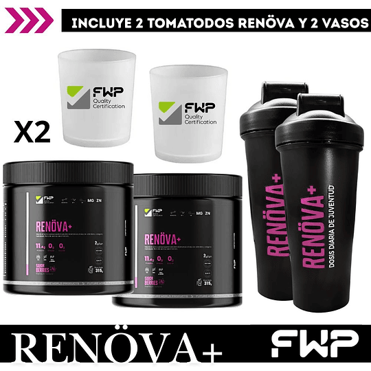 COLÁGENO RENÖVA+ PACK 2 POTES DE 315 GR