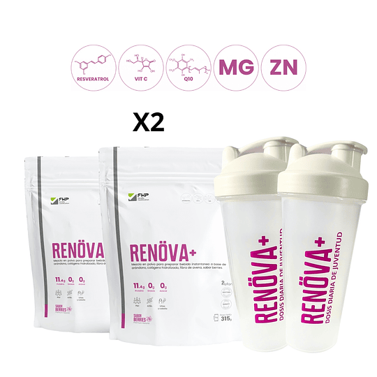 COLÁGENO RENOVA EN BOLSA 325 GR DE 21 SOBRES- FWP X2