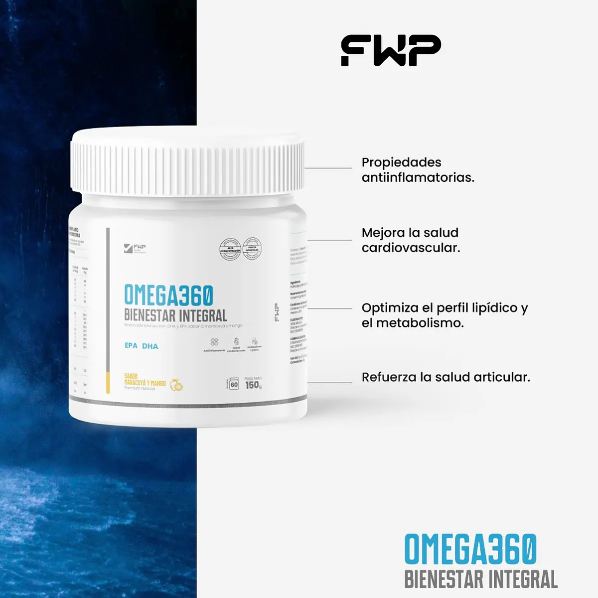 OMEGA360 DE FWP 60 UNIDADES