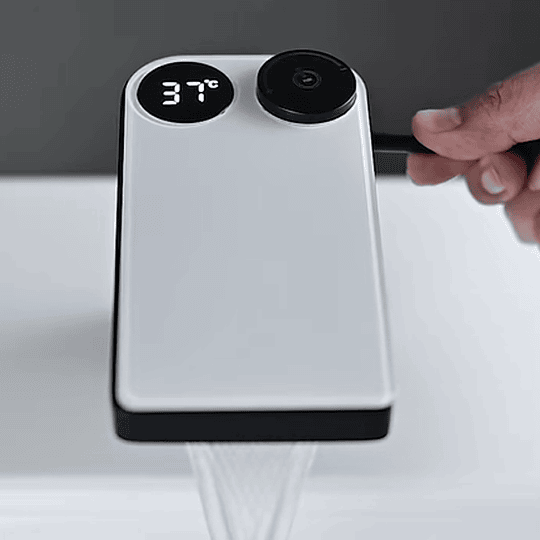 GRIFO LUJO AQUAJET NEGRO CON BLANCO