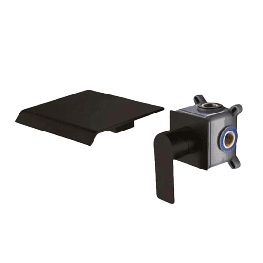 GRIFO LUJO DE PARED CASCADA CRYSTALSTREAM BLACK