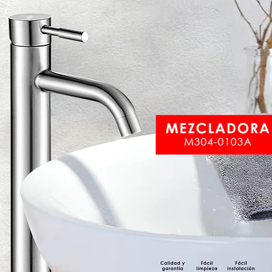 MONOCANDO ALTA M304-0103A SATINADA