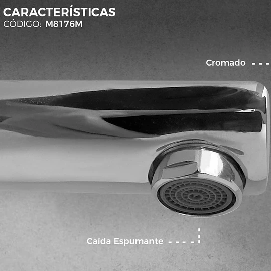 MONOCOMANDO BAJA M8176M BRONCE SOBRE MUEBLE