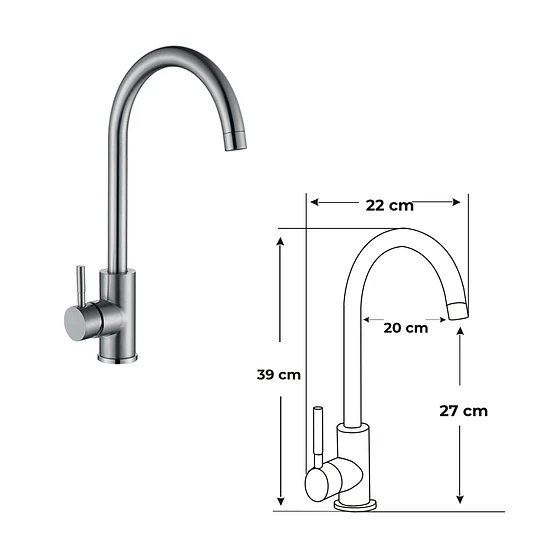 MEZCLADORA MC304-0235 SATINADA