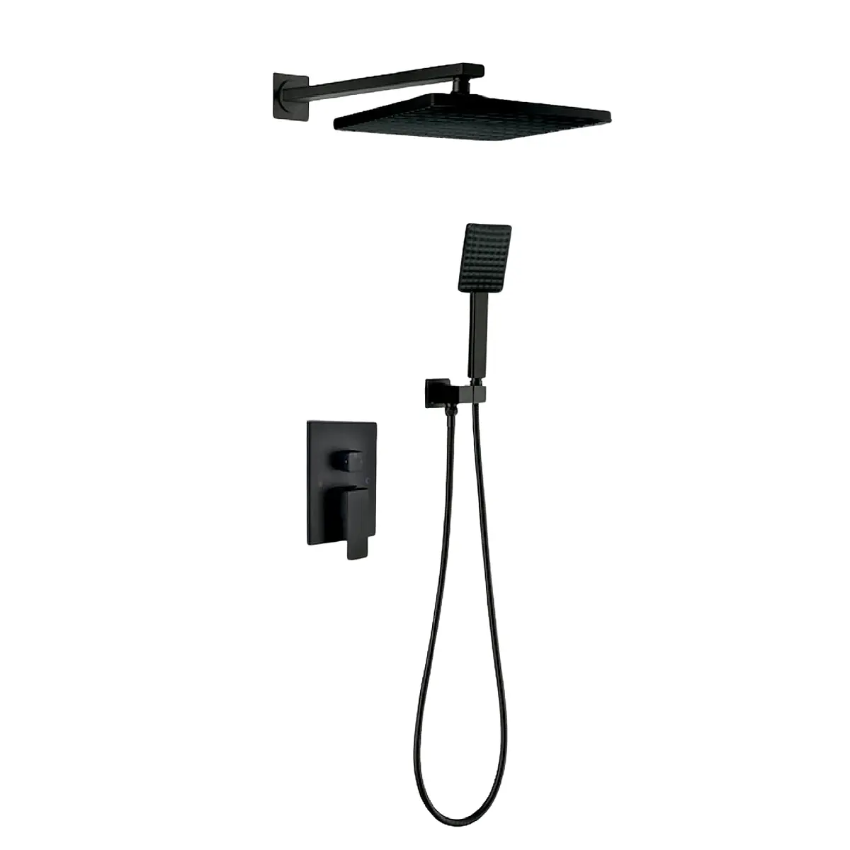 MEZCLADORA PARA DUCHA MT304-010D901 NEGRO MATE