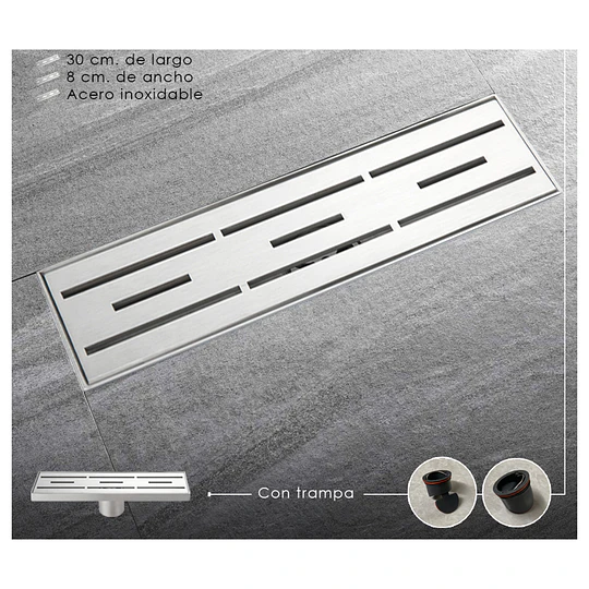 SUMIDERO 30CM A-S3001062 ACERO INOXIDABLE 304