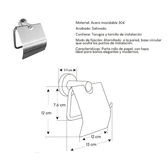 PORTA PAPEL 7116200S