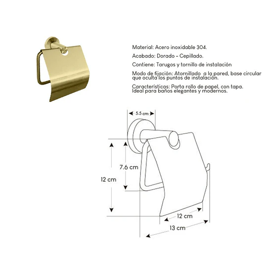 PORTA PAPEL 7116200G