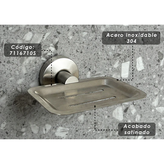 JABONERA ACERO INOXIDABLE 304 7116710S