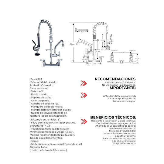 MEZCLADORA INDUSTRIAL ACERO INOXIDABLE MC88902