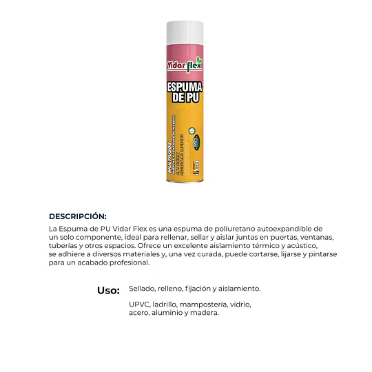 Espuma de PU - AS03.0005 Pack 12 uds