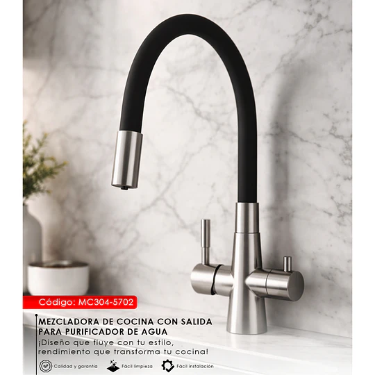 MEZCLADORA ELEGANTE PARA COCINA MC304-5702