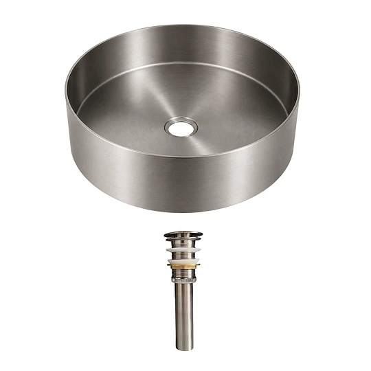 LAVADERO CIRCULAR ACERO INOXIDABLE 304 LA30402-R38