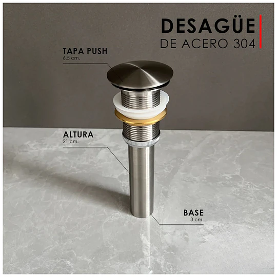 LAVADERO DE ACERO INOXIDABLE DE PLOMO 55CM X 38CM LA30402-5538