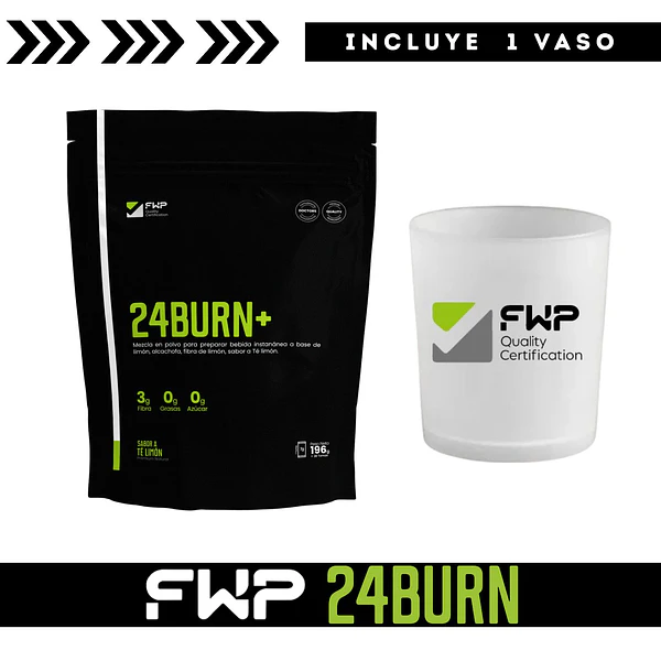 QUEMA GRASA 24BURN+ DE FWP 280GR