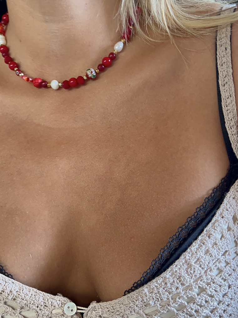 collar mix tonos rojos  2