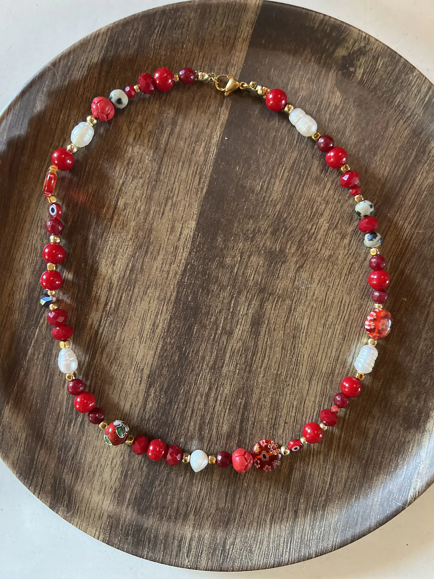 collar mix tonos rojos  1