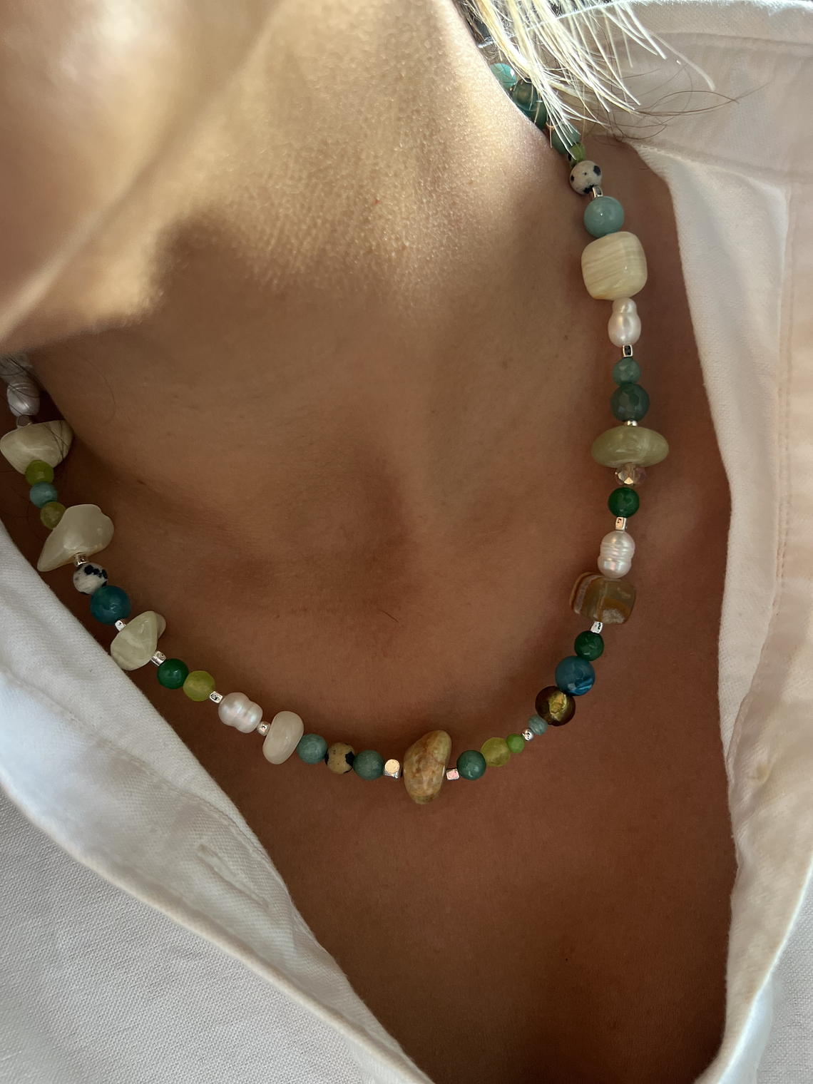 collar cuarzo tonos verdes 5