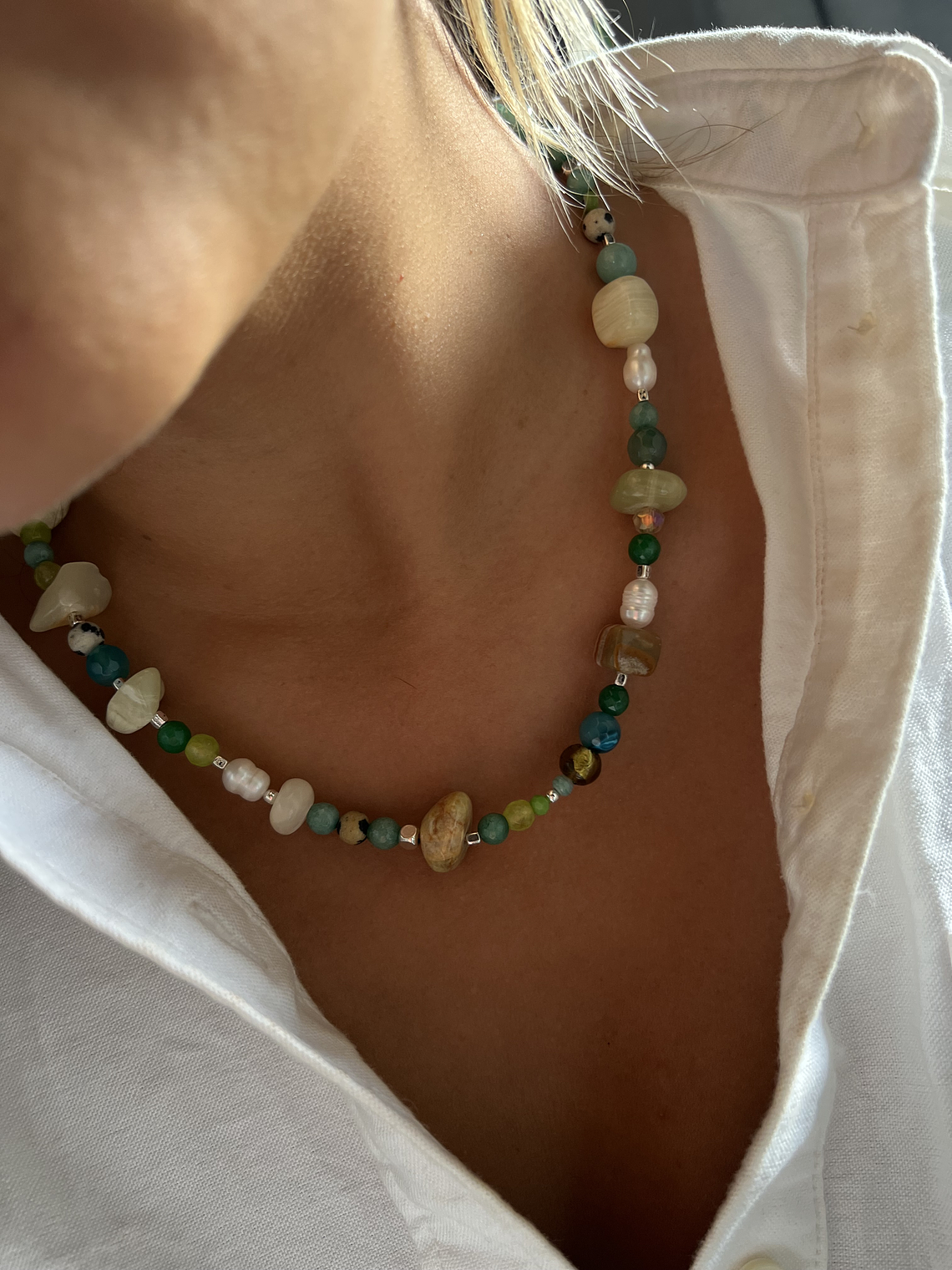 collar cuarzo tonos verdes 7