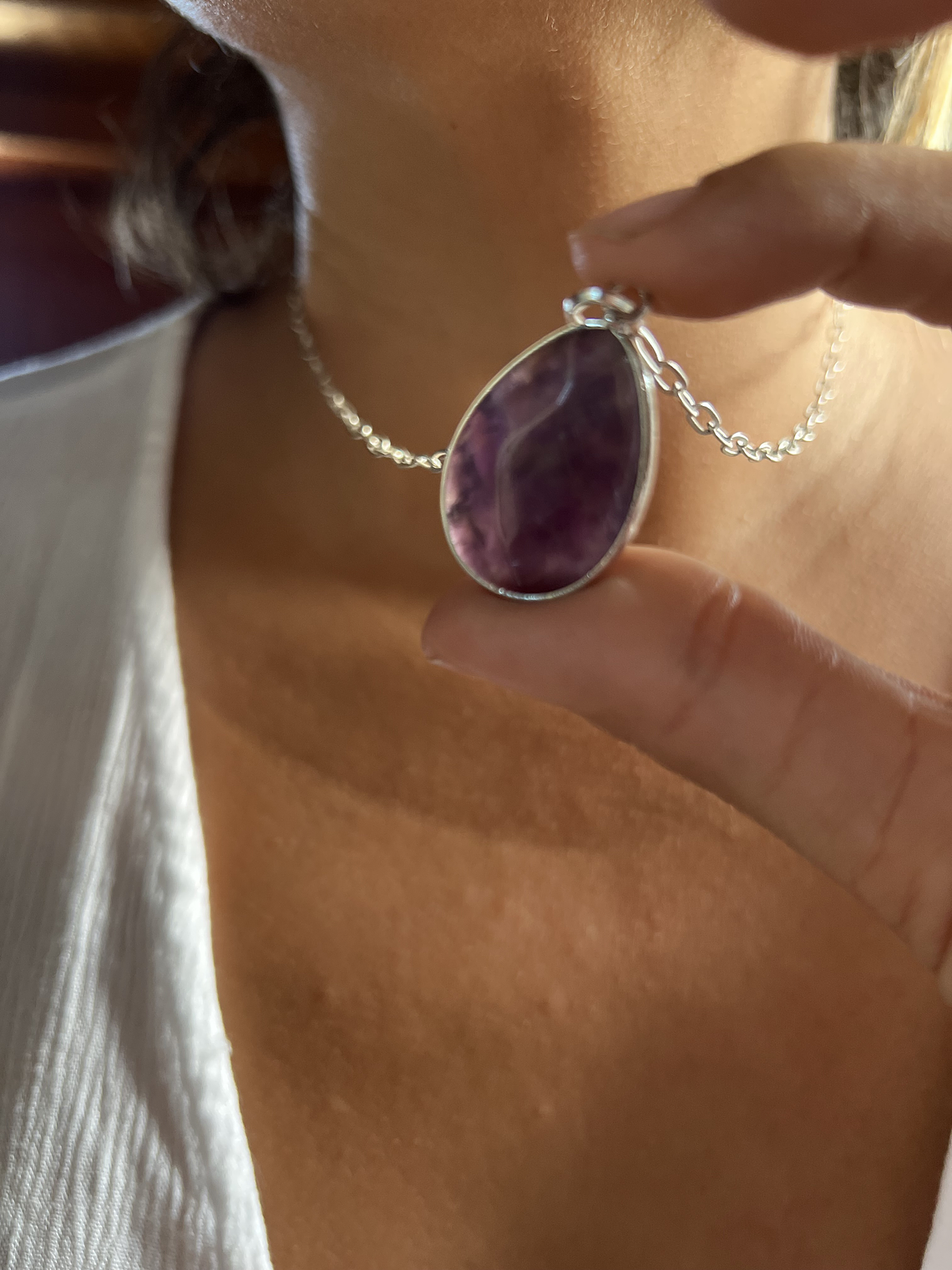 collar amatista facetada 3