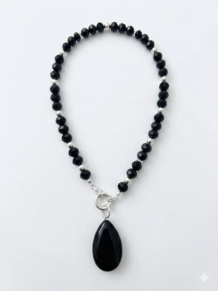 collar ónix brillante 1