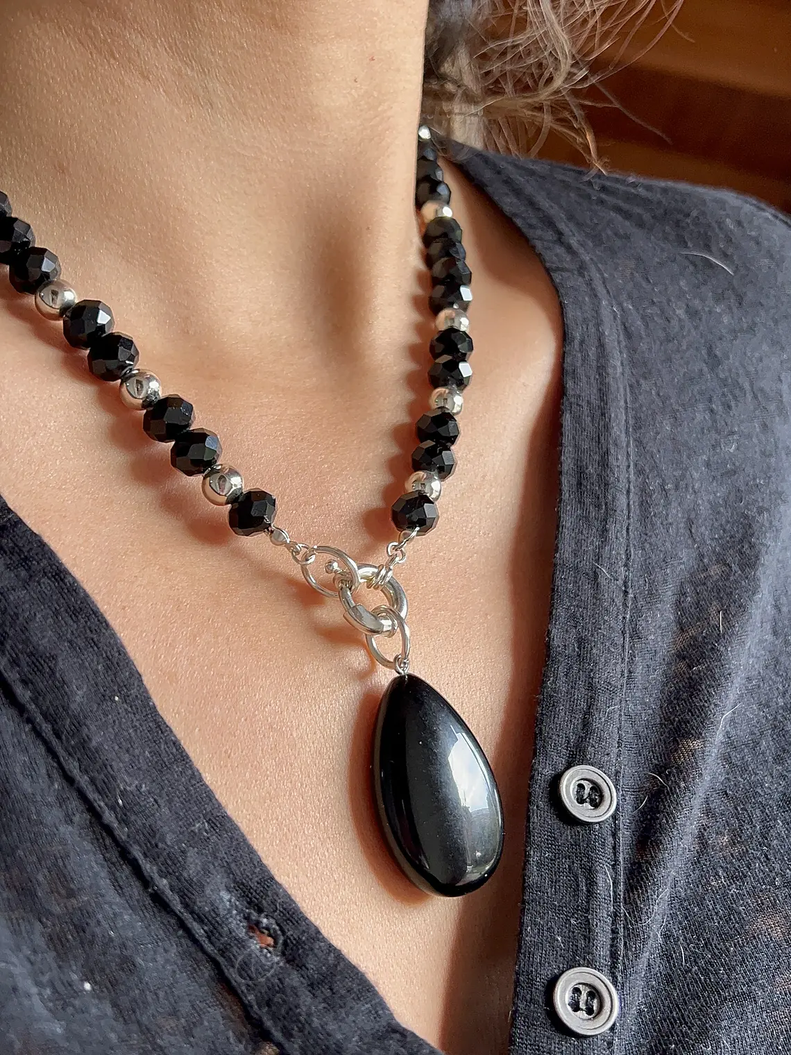 collar ónix brillante 2