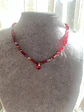 minicollar rojo plata - Miniatura 9