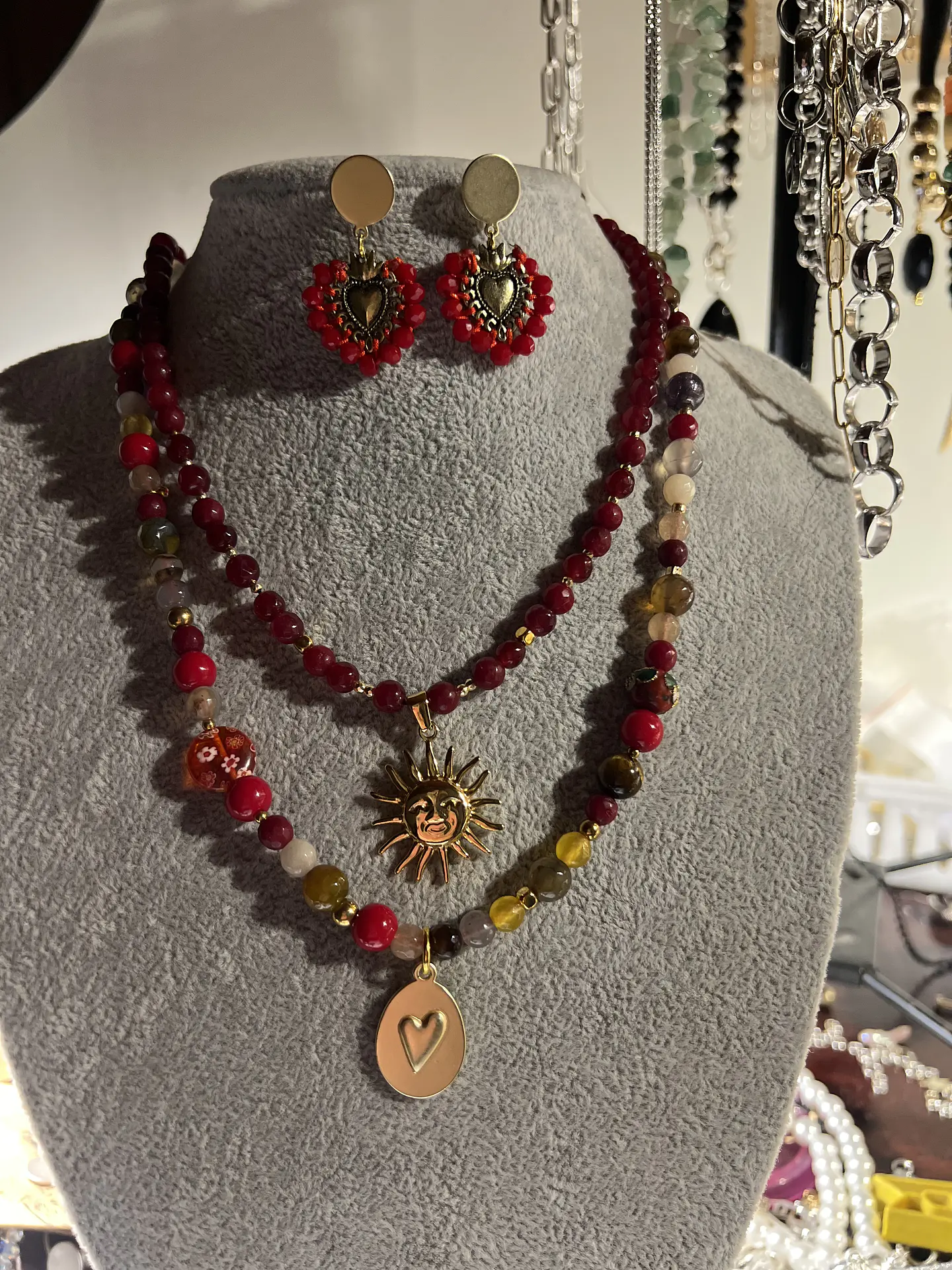 aros paz rojo dorado 2